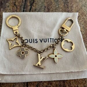 Louis Vuitton Fleur de Monogram Bag Charm Chain